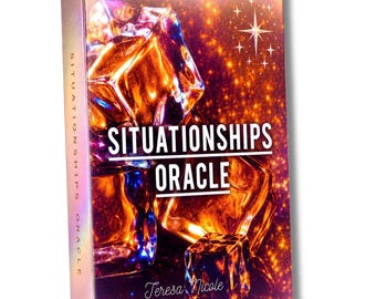 Situationships Oracle Deck: Modern Love Guidance, Tarot Size Cards (Organza Pouch)