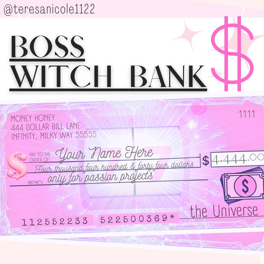 Money Honey Manifestation Printables for the Law of Attraction, LOA ...