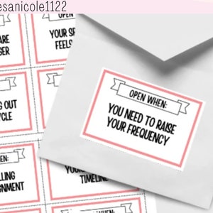 Open When Envelope Labels for Spirituality Lovers! Digital Download ...