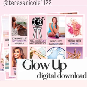 Glow Up Oracle Deck: Boss Babe Affirmation Cards (Digital Download)