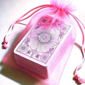 Mystery Oracle Deck by Teresa Nicole: Tarot Size Cards in Organza Pouch
