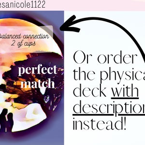 In Hindsight Printable Oracle Deck, Digital Download, DIY oracle deck for relationship and love tarot readings, INSTANT/ AUTOMATIC download