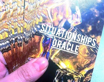 Situationships Oracle Card Deck Twin Flames, 64 Cards, Karmic Tarot Readings,  Divine Masculine & Divine Feminine