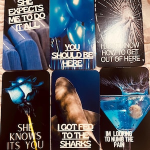 10 Karmic Blues Tarot Love Messages from Your Person, Separation/ No Contact Card Pull, Channeled Messages