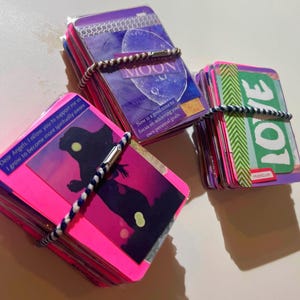 Handmade Scrapbook Oracle Cards: Pocket Psychic Reading Deck