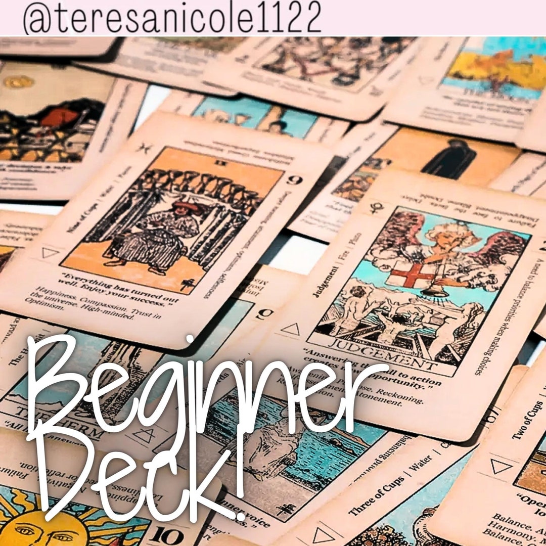 Beginner Friendly Tarot Cards With Meanings, Descriptions, and Keywords
