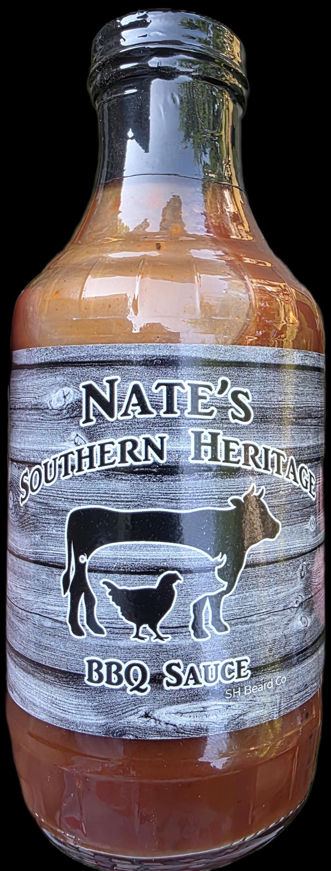 Nate’s Southern Heritage BBQ Sauce 16oz bottle
