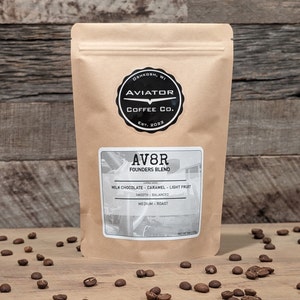 AV8R Founders Blend: Medium Roast , Craft Roasted, Arabica Beans