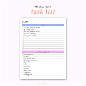Printable to Do List | Task List Digital | to Do List Printable ...