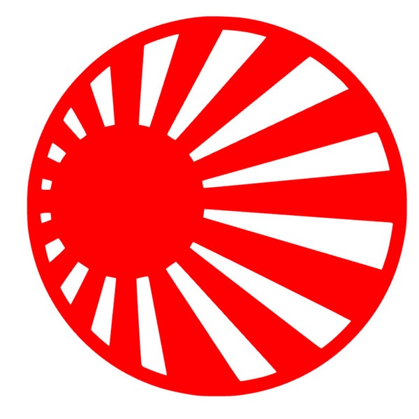 Rising Sun Japan Svg - Etsy
