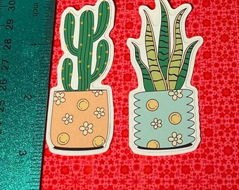 Plant Stickers Collection /Aesthetic Plant Stickers for plant lover/Cute Plant stickers|Water proof stickers |Unique Gift