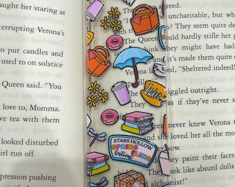 Inspired Gilmore Bookmark, SH Coffee Bookmark, #1 Gilmore Fan Coffee Bookmark, Inspired S H Bookmark. Spring Fling SH Bookmark.