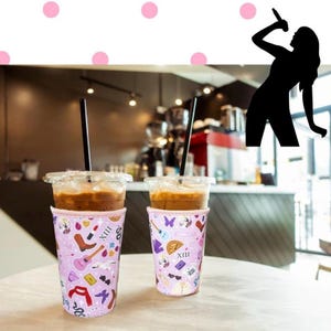Swifty Coffee Coozie: Iced Drink Sleeve for 20-24oz Cups