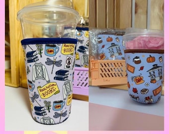 Coffee lover Iced drink sleeve| Insulated Coffee Cup Sleeve