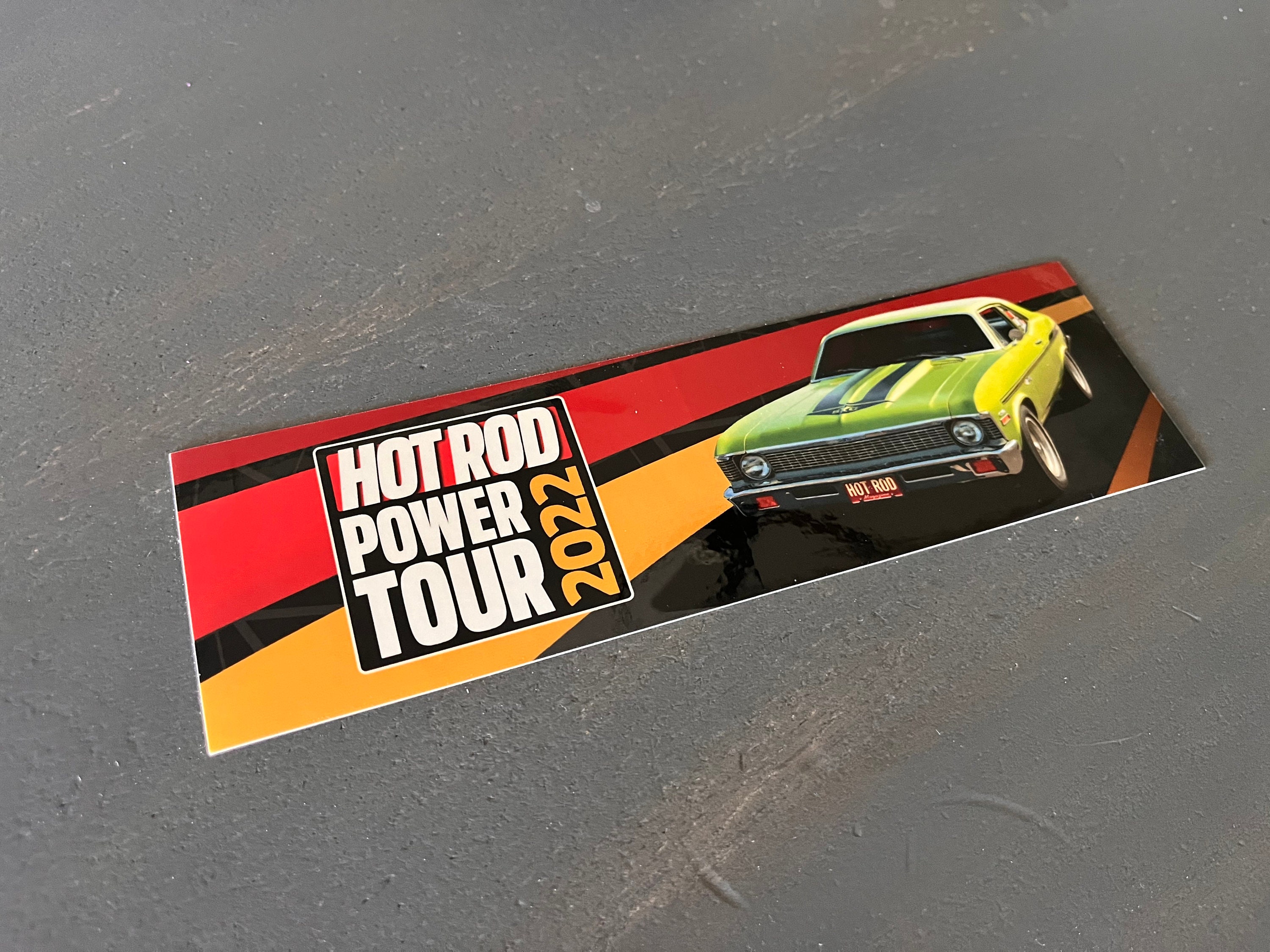 hot rod power tour decal