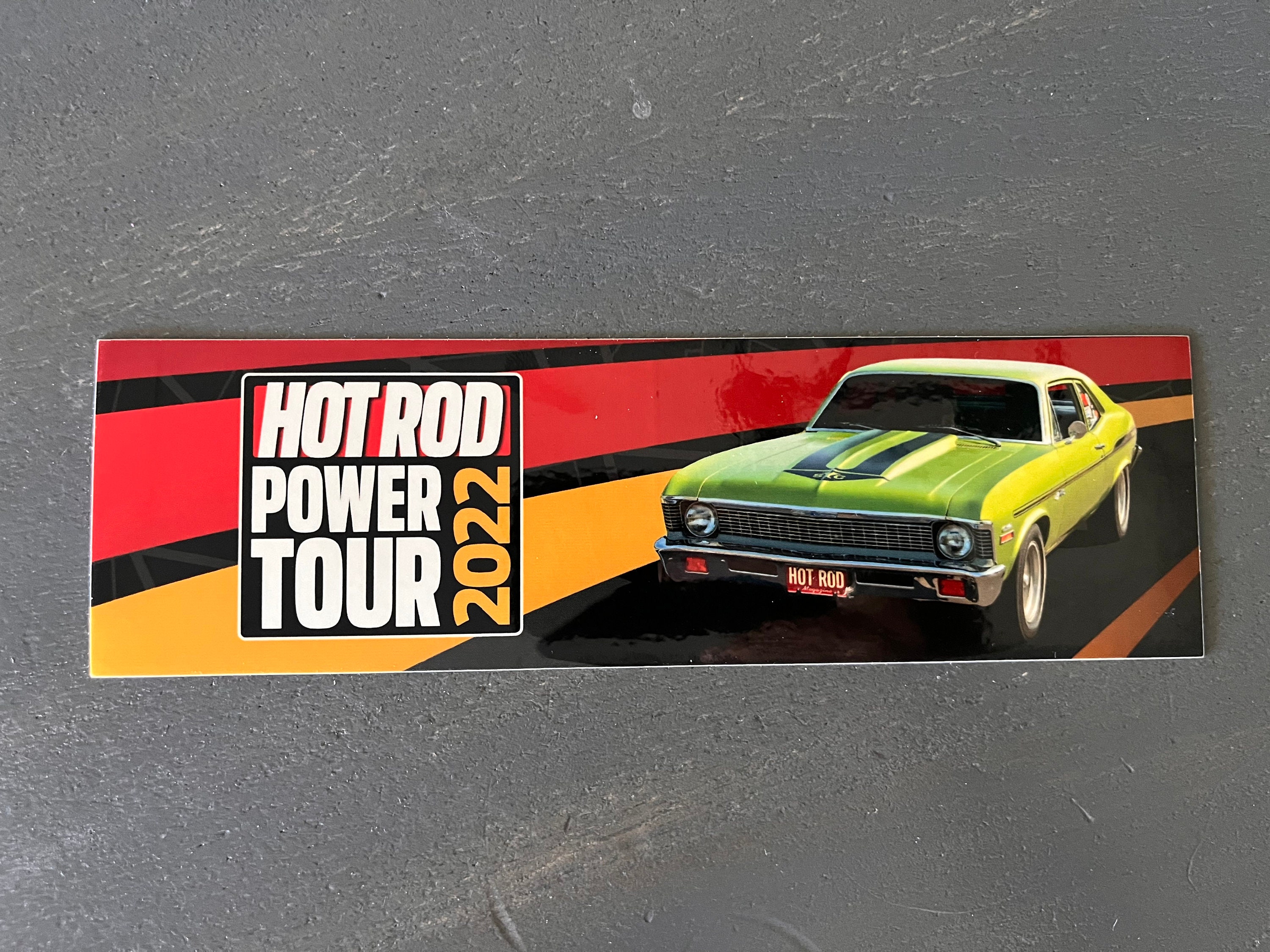 hot rod power tour decal