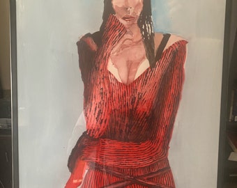 Aquarell Porträt