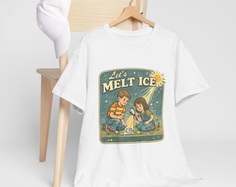 Camiseta "Derritamos el hielo", camiseta gráfica retro, protesta "Abolir el ICE"