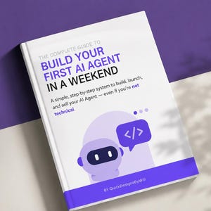 Guide för att bygga AI-agenter | Nybörjarhandledning utan kod (digital nedladdning)