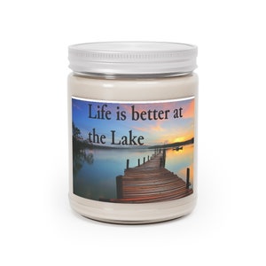 Life is better at the Lake Scented Candles, 9oz