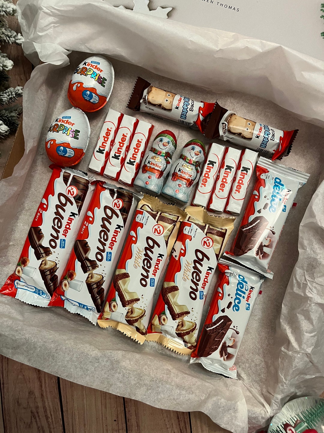 Kinder Chocolate Gift Box Kinder Chocolate Personalised Gift Etsy