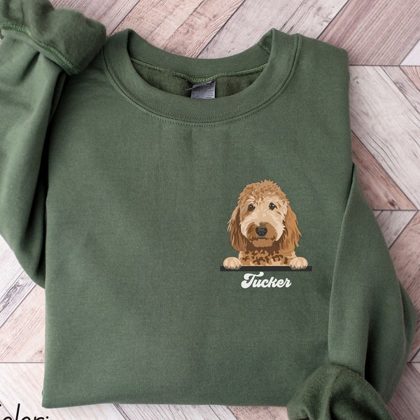 Custom Dog Sweatshirt, Doodle Mom Sweatshirt, Golden Doodle Sweatshirt, Gift for Doodle, Doodle Lover Sweatshirt, Dog Mom Gift, Dog Lover