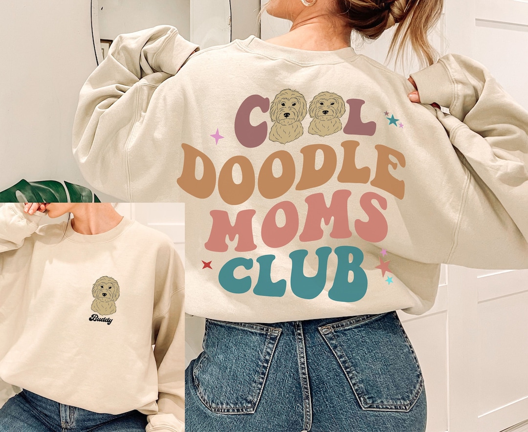Colorful Doodle Paw Men's Sweatshirt