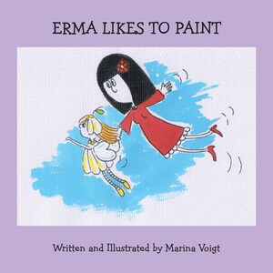 Children&#39;s Book, unique. Erma Likes to Paint - Signed Artist Rhyming, not available in shops! Christmas gift idea!
