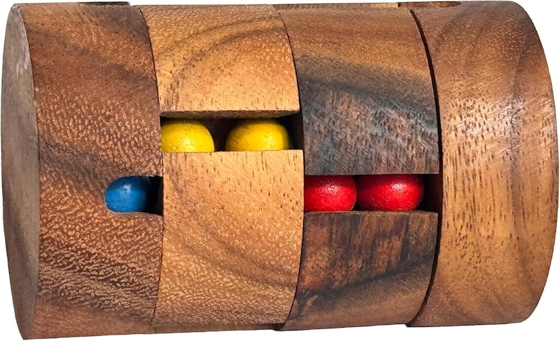 Windows Brain Error Cylinder Spin Puzzle: Handmade Wooden Brain Teaser - Etsy UK