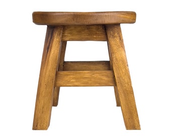 Wooden step stool for plants deals