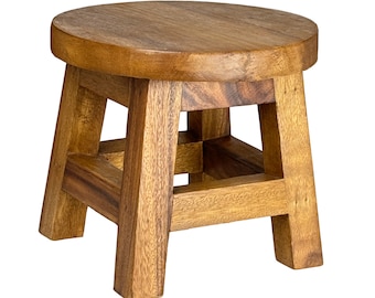 Handmade Wooden Milking Stool - Children's Stool, Plant Stand