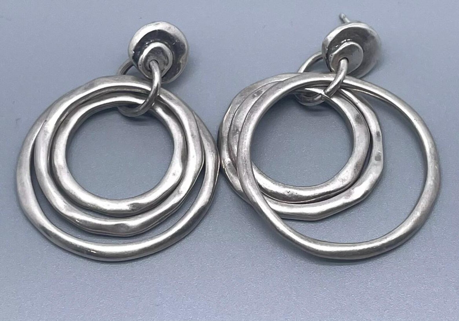Silver For You Link Shaped Hoop Earrings - UNO de 50