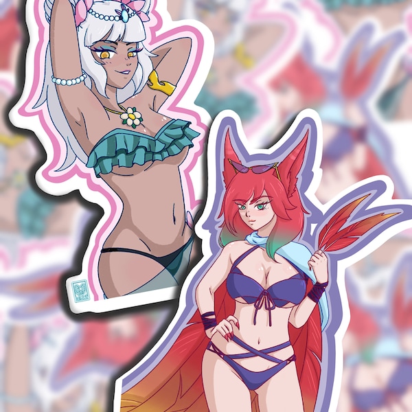 League of Legends Girls - Set 2: Xayah and Qiyana