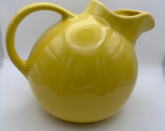 Yellow Franciscan Tilt Pitcher