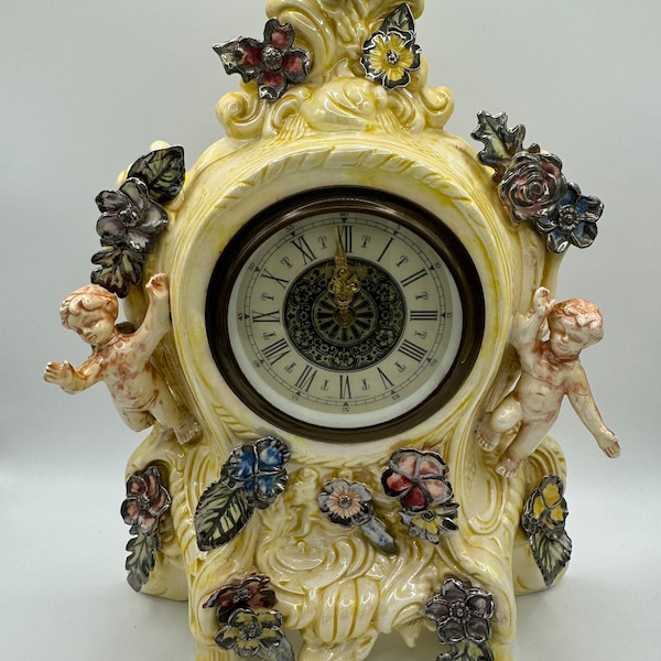 Exquisite Ornate Narco Wind up Mantel Clock made in West Germany