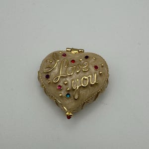 Monet I Love You Trinket Box-Retired Design