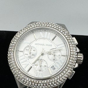 Michael Kors Oversized Camille Pavé Silver-tone Watch - Etsy display picture 1