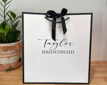 Personalized Gift bags for Wedding.Bridesmaid Proposal Bag, Gift Bags with Drawstring