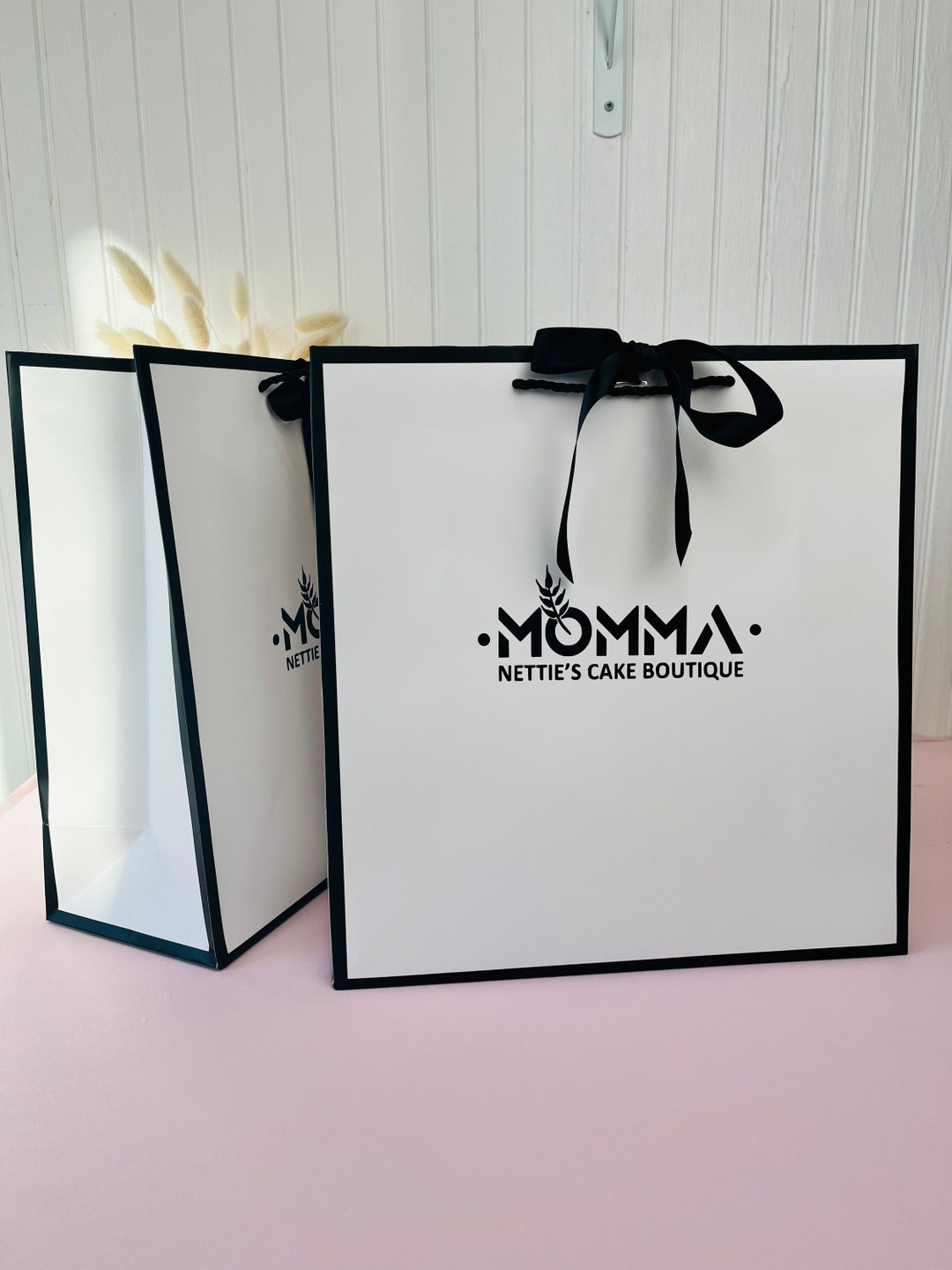 Logo Gift Bags Empty Gift Bags With Handlewholesale Giftbags Etsy