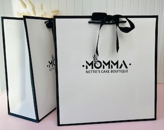 Logo Gift bags- Empty Gift Bags with handle-Wholesale Giftbags