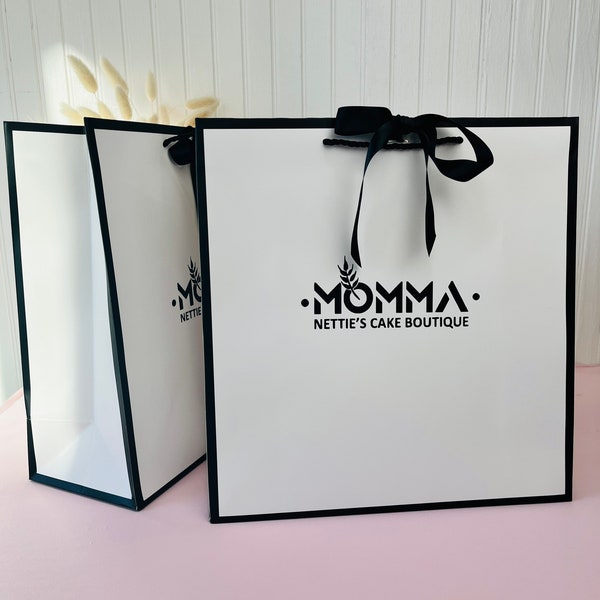 Logo Gift bags- Empty Gift Bags with handle-Wholesale Giftbags