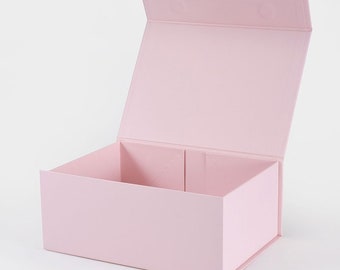 Pink  Magnetic Gift Box - Collapsible Magnetic Front Flap Closure - Packaging gift boxes