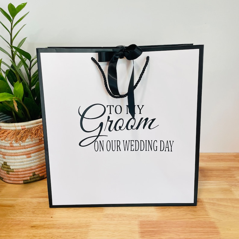 Wedding Day Gift Bag Of Love & Blessings - Keepsake With Gemstones, Mini Card & Wooden Charms In Recyclable Packaging