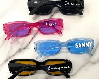 Personalized Retro Sunglasses for Bachelorette or Birthday - A Perfect Gift