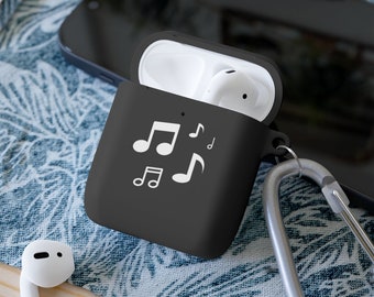 Muzieknoten Schattige minimalistische AirPods en AirPods Pro Case Cover