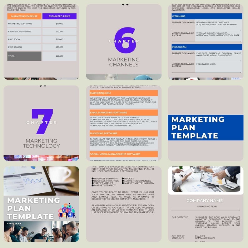 Canva Templates Marketing Plan Templates 51 Pages Include a Marketing Canva Templates Marketing Plan Templates 51 Pages Include a Marketing