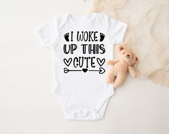 I Woke Up This Onesie – Baby Shower Gift