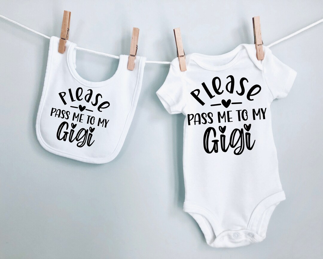 Baby Bib and Onesie® Set Baby Bib Custom Bib Custom Etsy