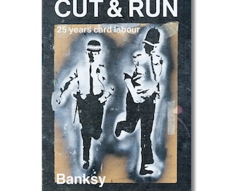 BANKSY livre officiel exposition Cut and Run Glasgow poster offset edition limited uniquement en vente lors de l'exposition