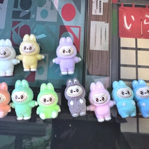 mini labubu keychains!! super kawaii